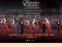 Tablet Screenshot of ensembleespanol.org